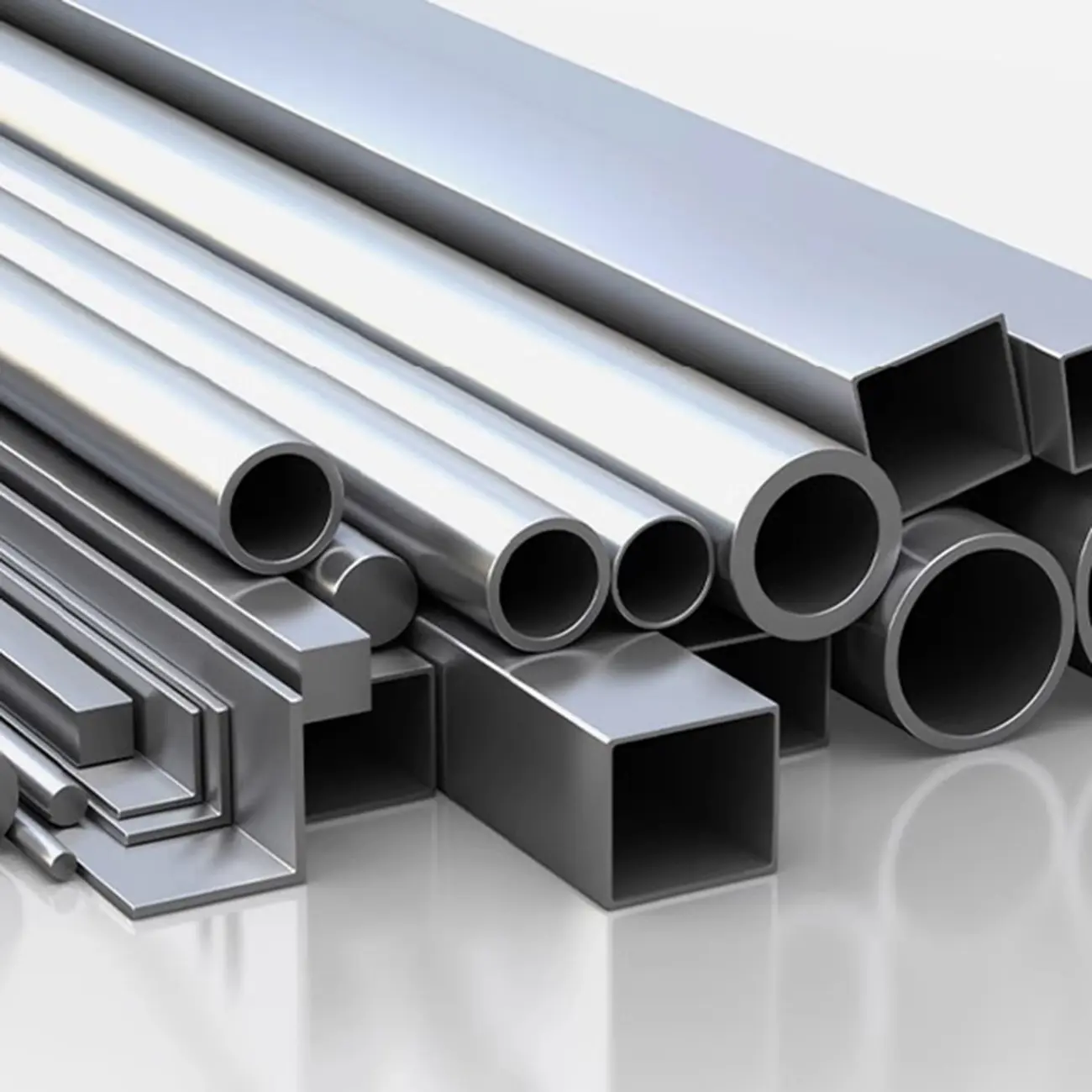 Modern Round Glass Top Stainless Pedestal Side Table