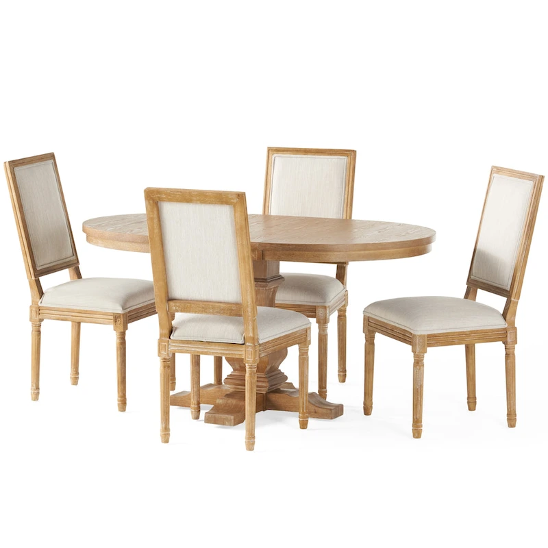 Regina Wood Dining Set by Christopher Knight Home