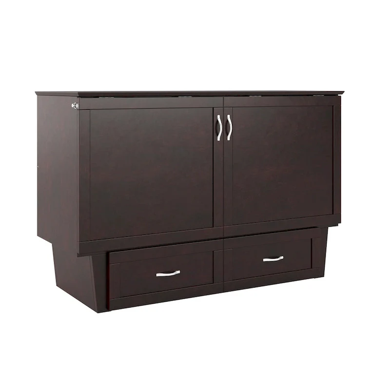 Queen Murphy Bed Chest with Mattress