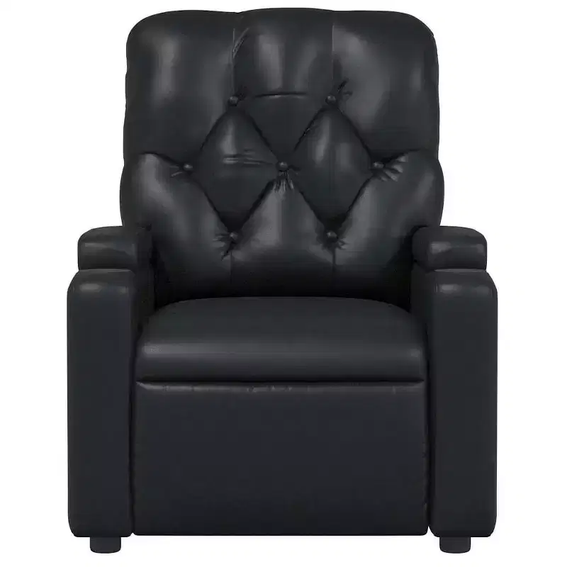 vidaXL Massage Recliner Chair Cream Faux Leather
