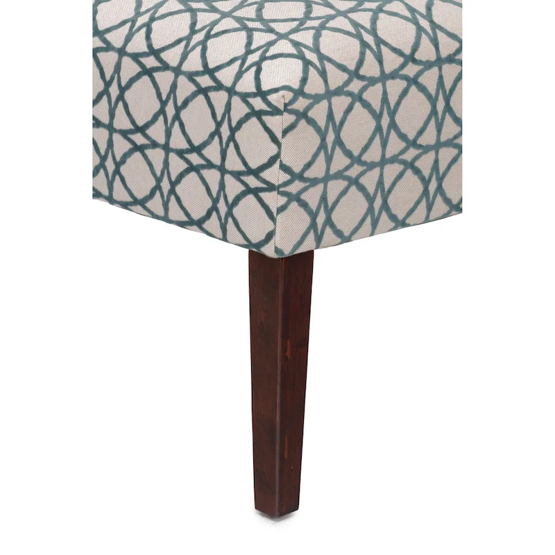 Samantha Transitional Button Tufted Slipper Chair