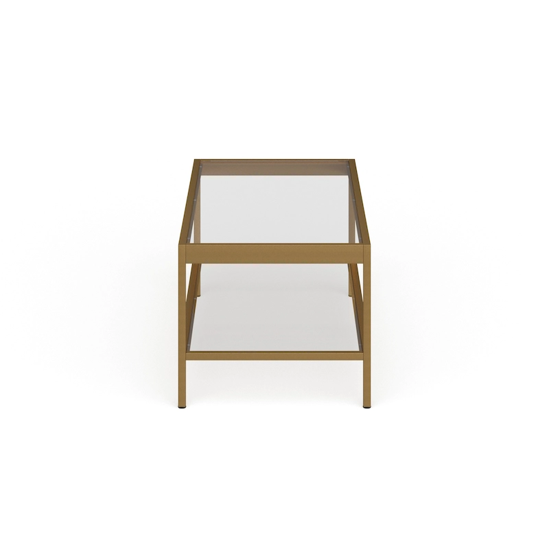 Alexis Metal and Glass Coffee Table