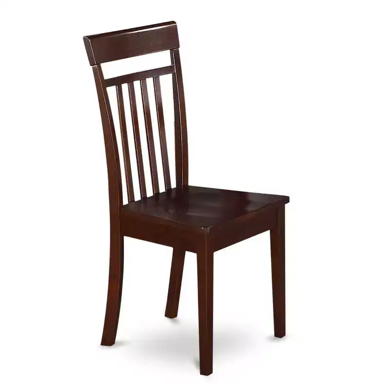 Classic 7 Piece Dining Set - Rectangle Wood Table & 6 Chairs - Kitchen Dinette Set