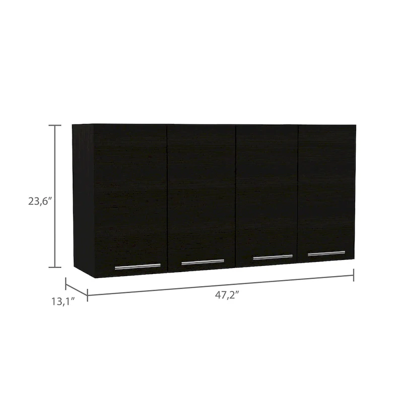 Sitka Wall Cabinet, Two Spacious Divisions