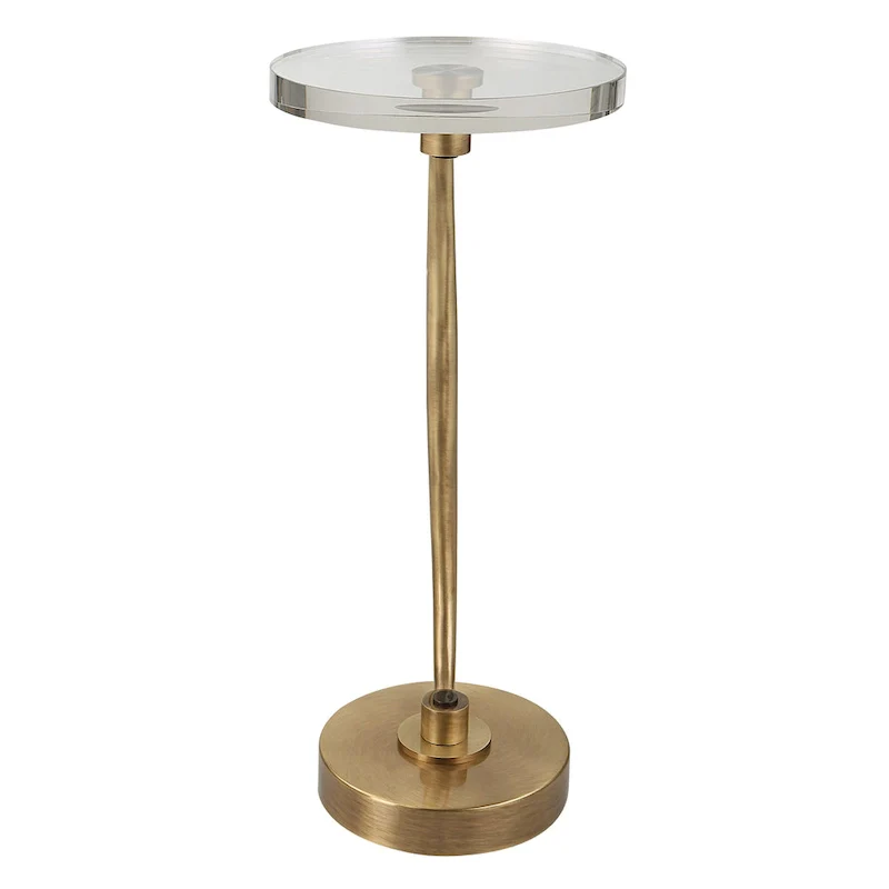 Uttermost Waveney Brass Drink Table - 11.5W x 24H x 11.5D