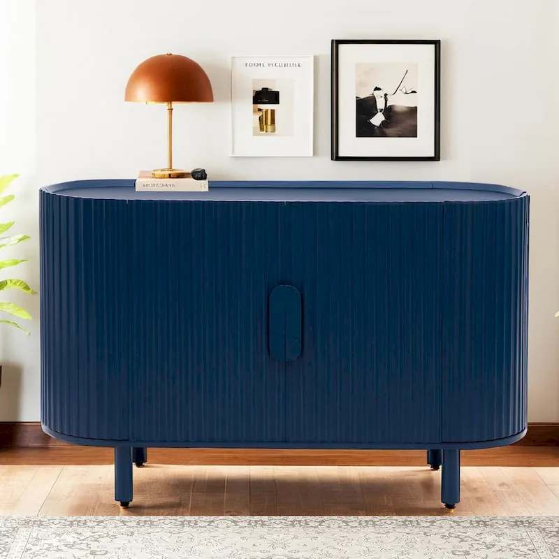 Light Luxury Sideboard with Adjustable Shelves and Large Storage Space