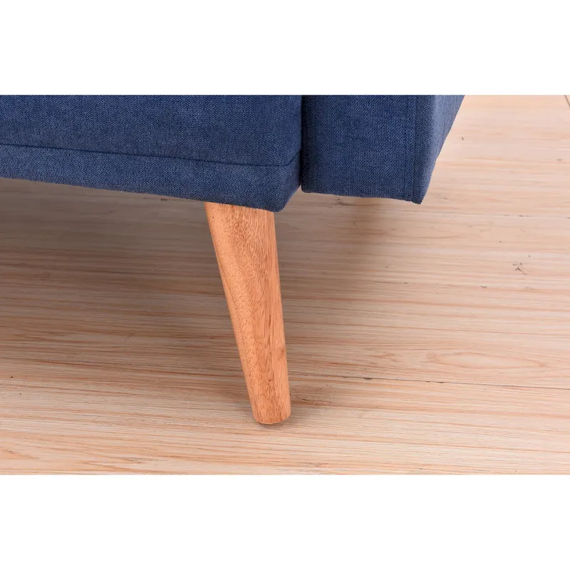 Velvet Wingback Push Back Recliner Chair