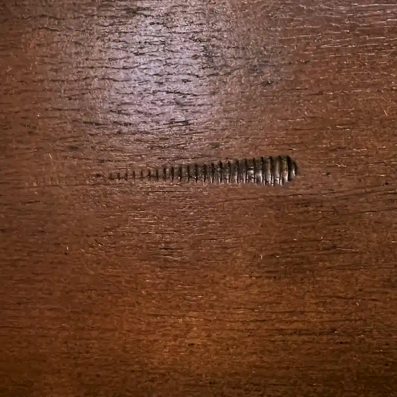 Roundhill Furniture Karven Wood Trestle Extendable Dining Table with Leaf, Dark Hazelnut