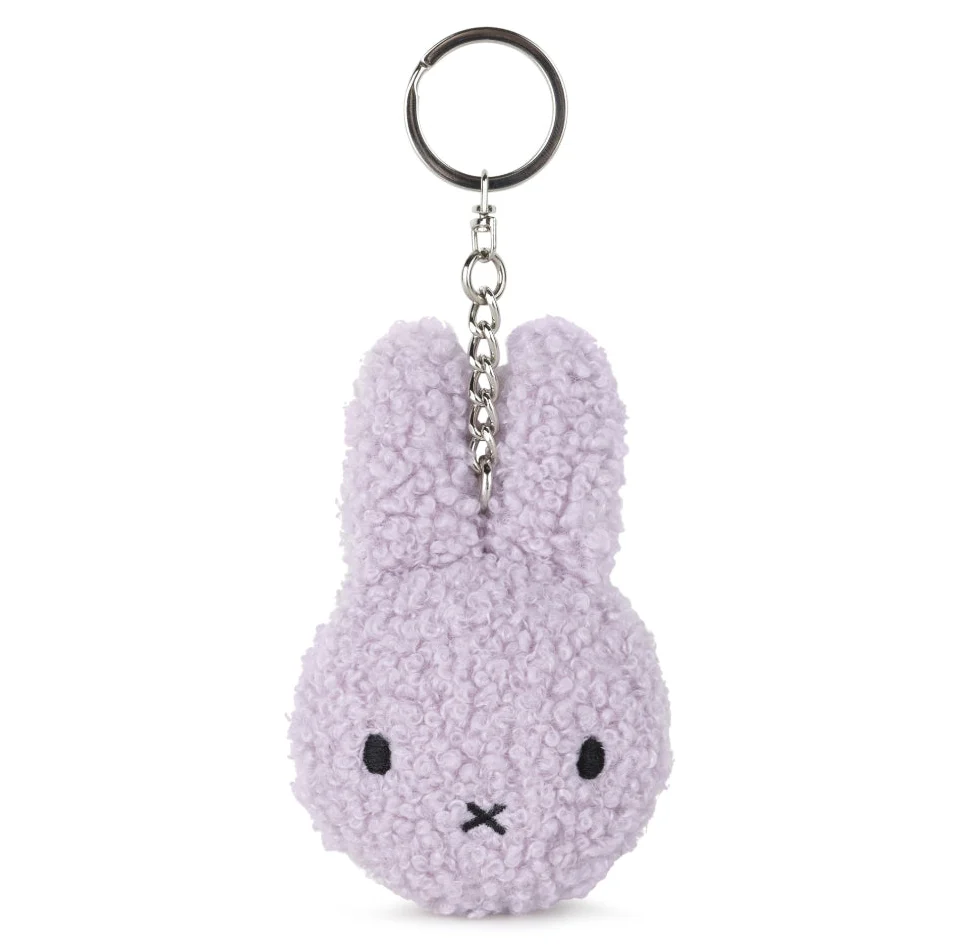 Miffy & Friends Miffy Flat Keychain ECO Tiny Teddy Lavender 10 cm