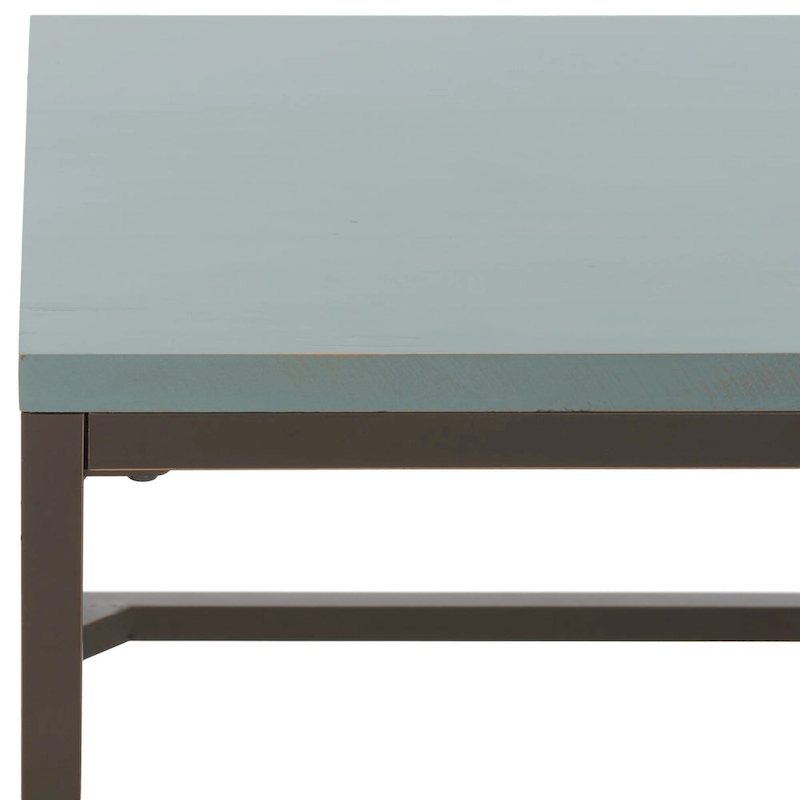 SAFAVIEH Aino Reclamined Wood Finish Coffee Table - 48 x 24 x 17.7 - 48Wx24Dx18H