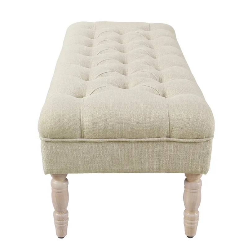 HomePop Classic Tufted top Upholstered Bench