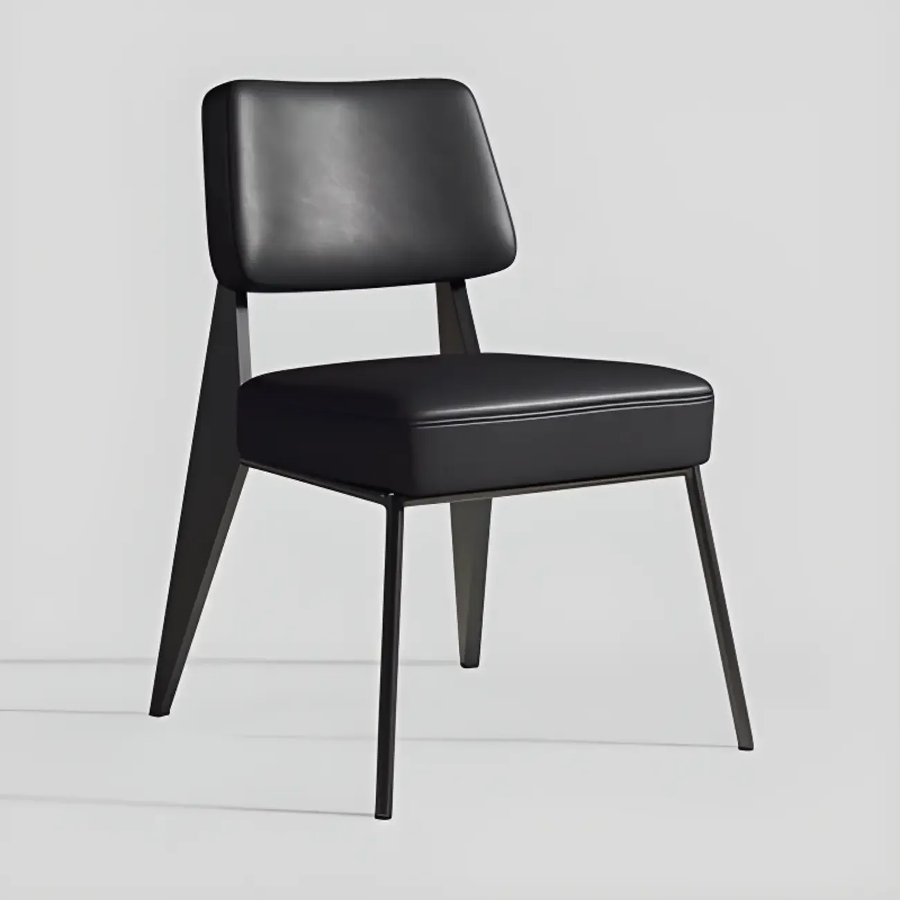 Modern Upholstered Dining Chair with Arm