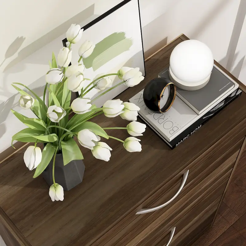 2-Drawer Shoe Cabinet, Fold-Out Drawers, Waterproof MDF, 8-12 Pairs, 22.4