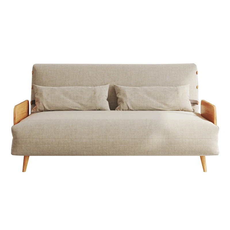 59.1 Modern Upholstered Sofa Bed