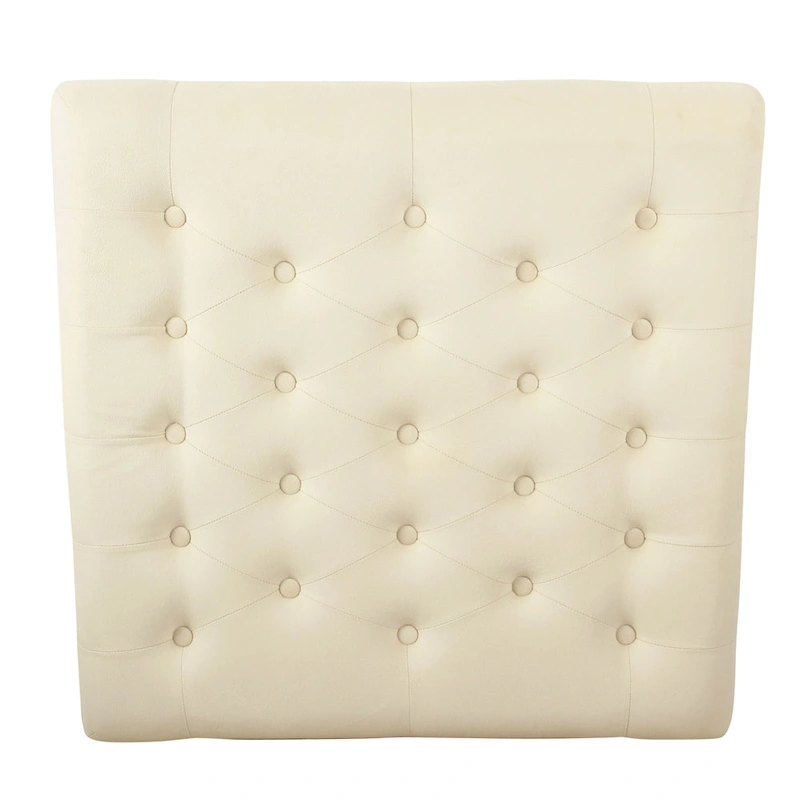 HomePop Tufted Top square cocktail Ottoman