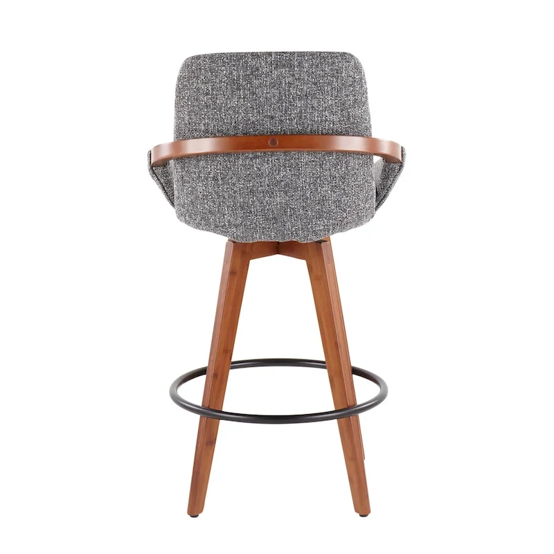Carson Carrington Pugo 26 Fixed-Height Counter Stool in Noise Fabric