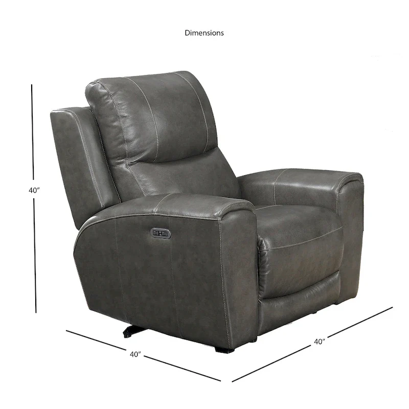 Copper Grove Fyti Top Grain Leather Power Reclining Chair