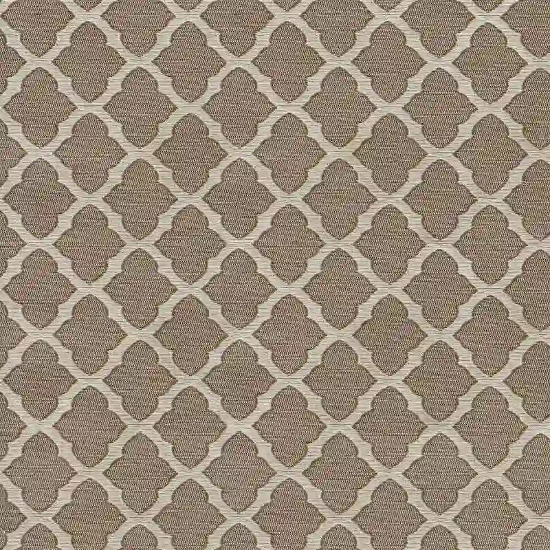 HomePop Mocha Cream Quatrefoil Pattern Parson Chairs (Set of 2)