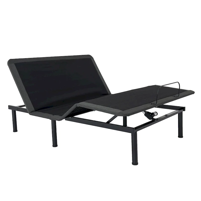 Bridgevine Home Quick Assembly Adjustable Bedframe with Voice Activated Controls