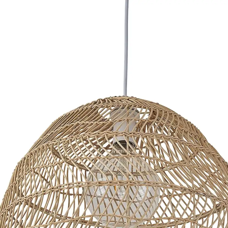 17 inch bamboo cage shape pendant