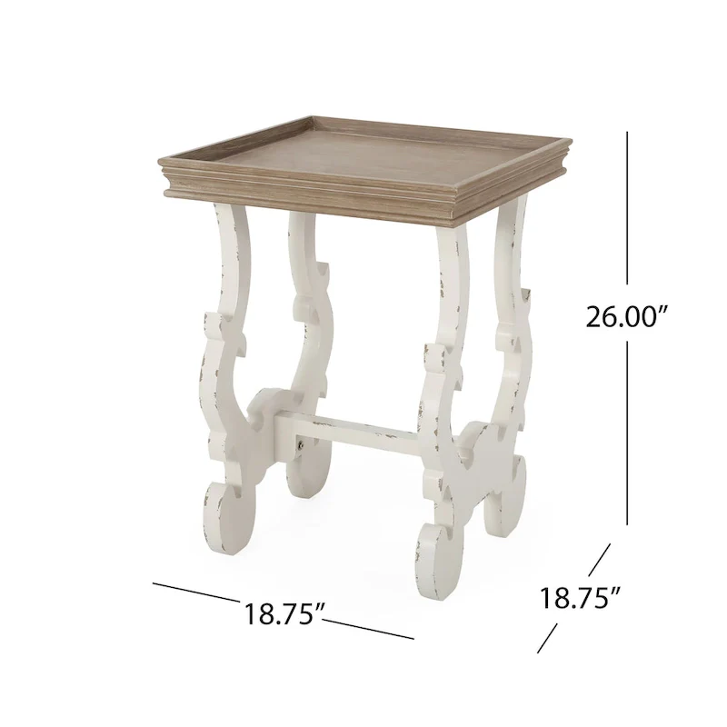 Lonedell French Country Accent Table by Christopher Knight Home
