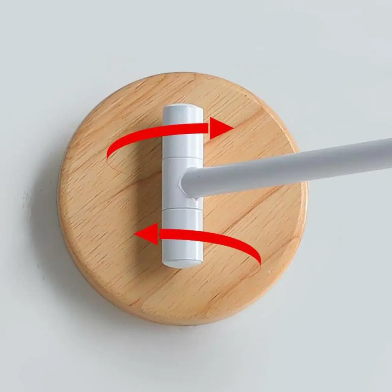 Modern White Adjustable Swing Arm Wall Light