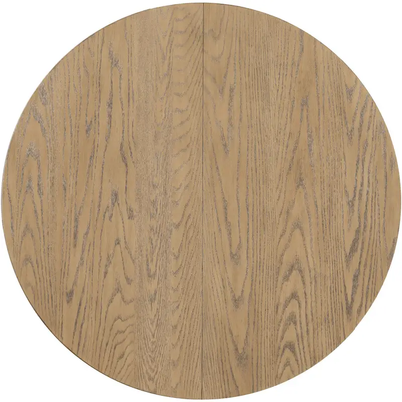 5-Piece Dining Set with Round Extendable Dining Table and Chairs