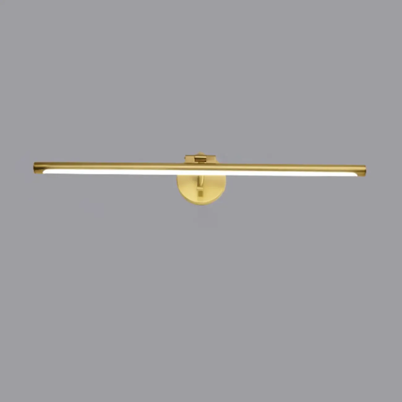 Arched Modern Gold Linear LED Vanity Light