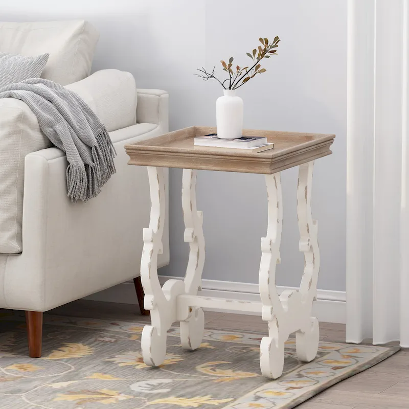 Lonedell French Country Accent Table by Christopher Knight Home