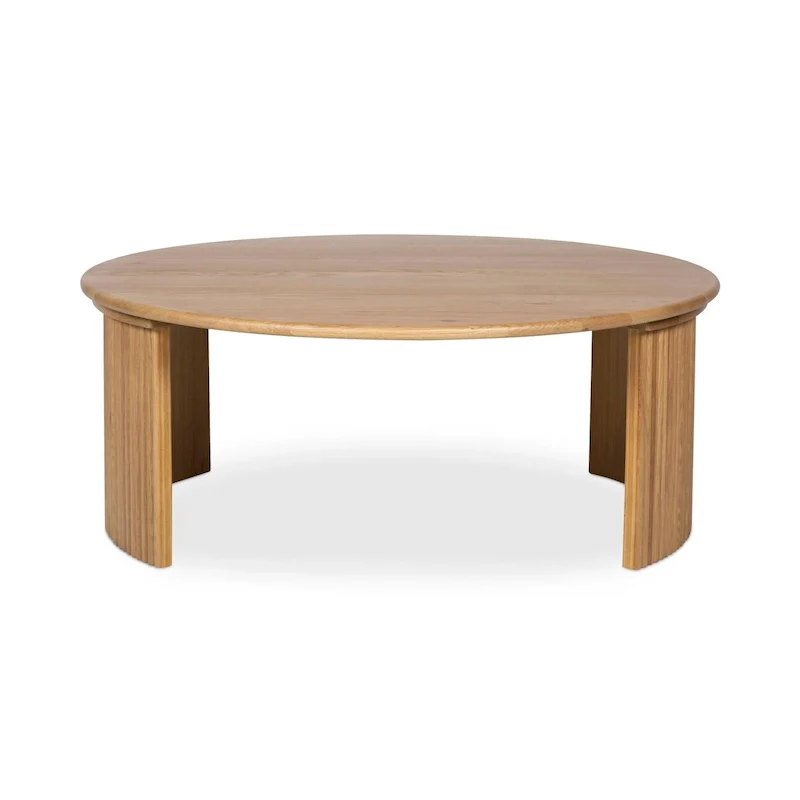 NADAAL STUDIOS Pence, Small Oval Coffee Table, Dark Brown