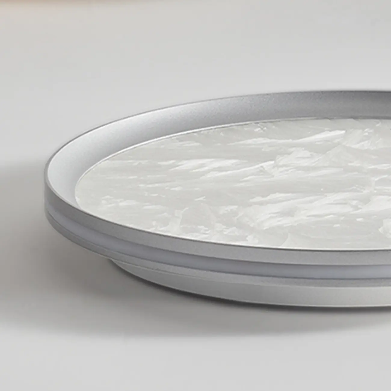 Modern Circular Flush Mount Ceiling Light with Acrylic Shade