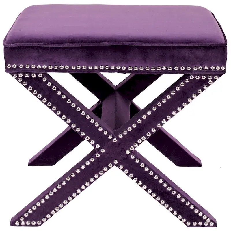 SAFAVIEH Shavonne X-Bench Ottoman