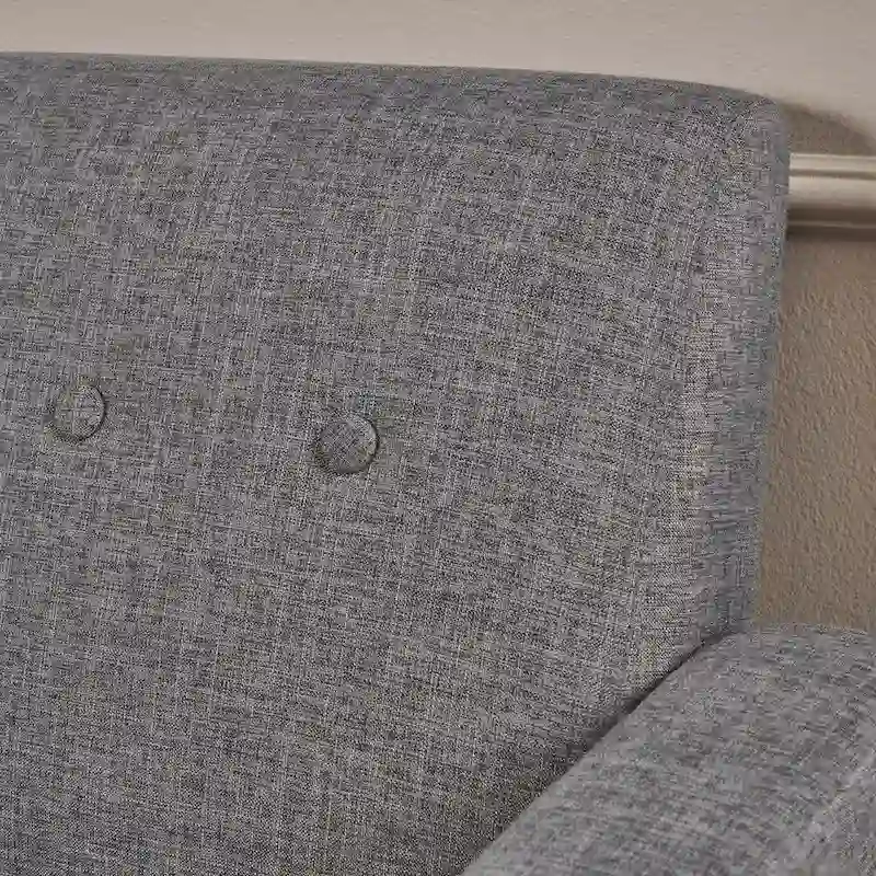 Sawyer Mid Century Modern Fabric Club Chair by Christopher Knight Home