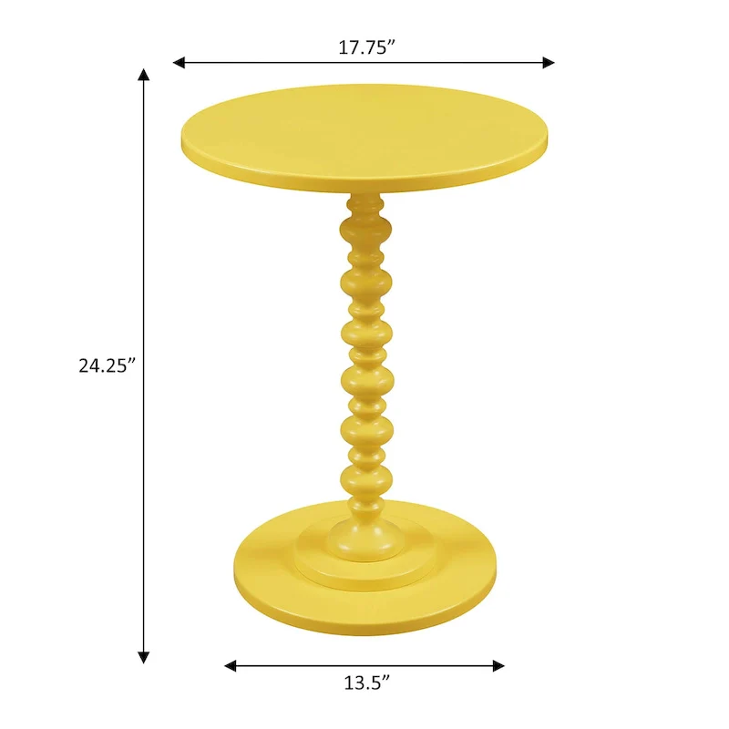 Convenience Concepts Palm Beach Round Spindle Table
