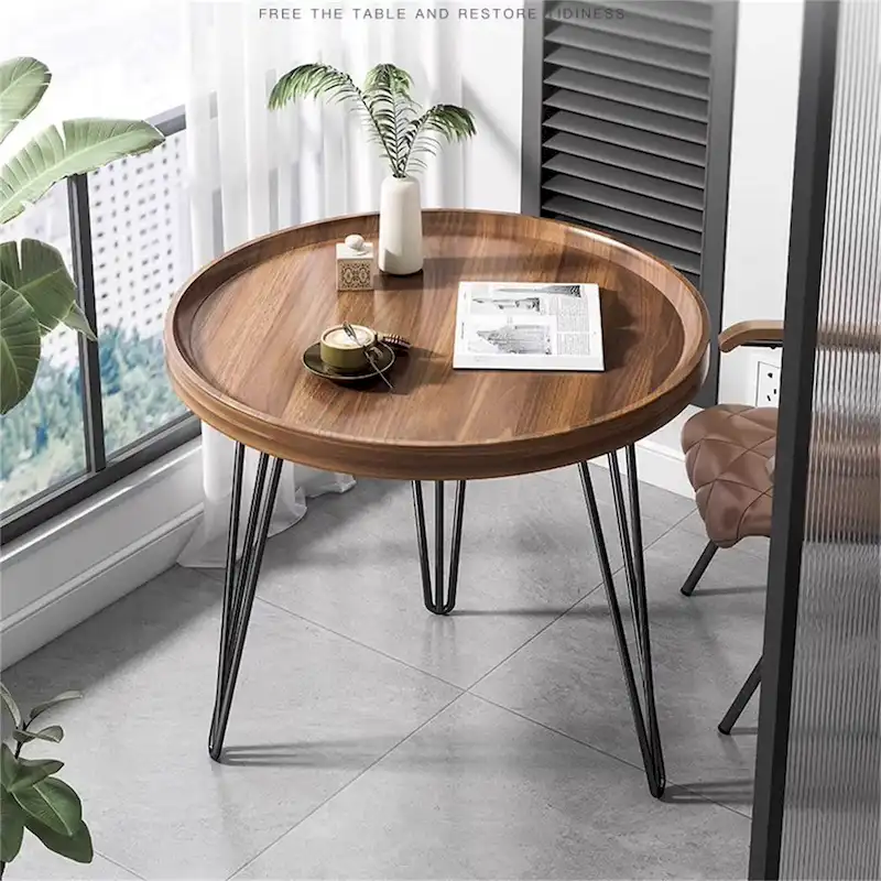 Walnut Modern Simple Living Room Coffee Table