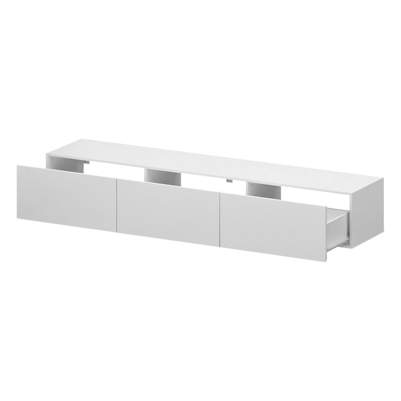 63 TV Stand Hanging TV Consoles Wall TV Cabinet with LED Entertain