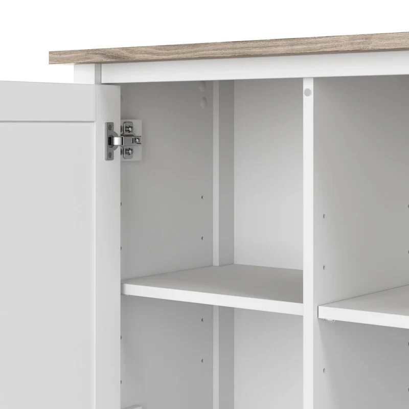 Bush Furniture Mayfield 48W Tall TV Stand Media Console.