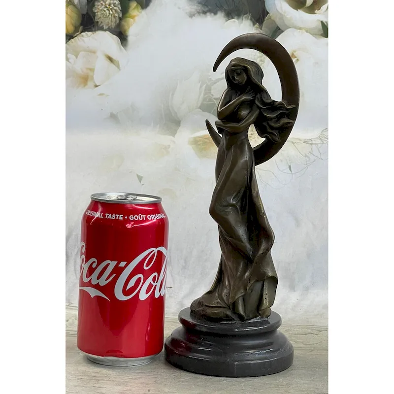 Aphrodite ~ Goddess Of Love Beauty Venus Beautiful Genuine Bronze Statue 10 Inches