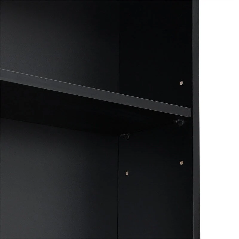 4-Piece Wall Unit Entertainment Center Set with Bookshelf , Versatile TV Stand with Adjustable Shelf, Media Console with Bridge