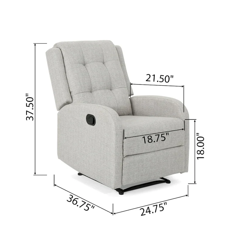 O'Leary Traditional Upholstered Recliner by Christopher Knight Home