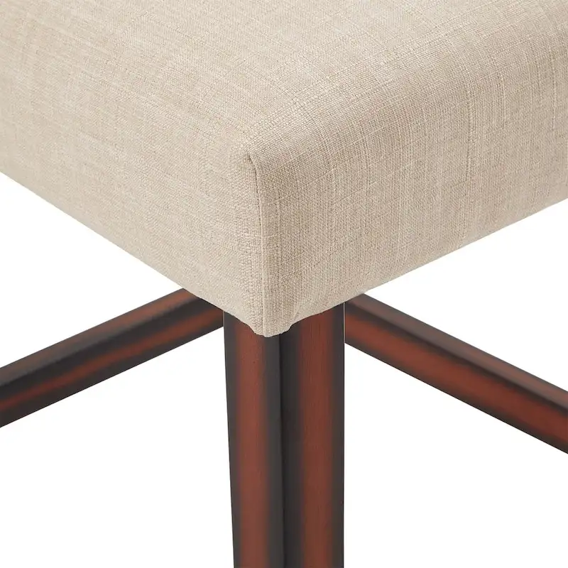 Parson Classic Linen Counter Height High Back Stools (Set of 2) by iNSPIRE Q Bold