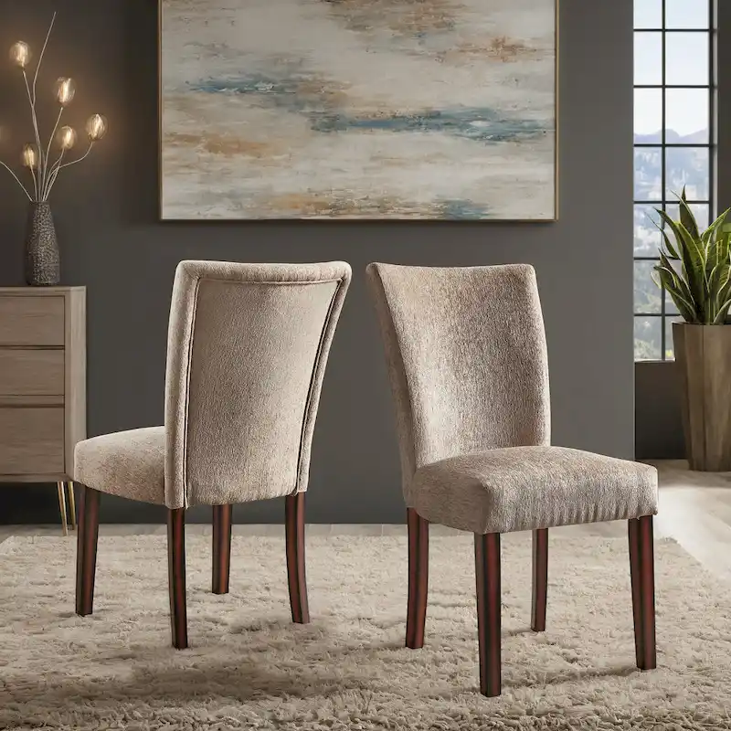 Dinant Upholstered Parsons Dining Chairs (Set of 2)