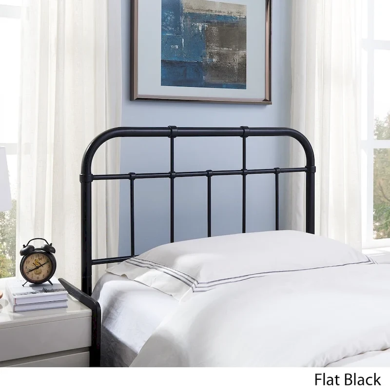Crombie Industrial Iron Headboard by Christopher Knight Home