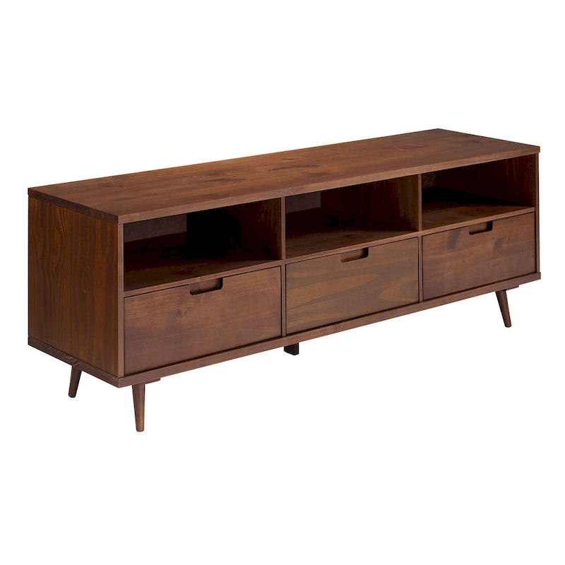 Middlebrook Alby 70-inch Mid-Century Solid Wood TV Stand