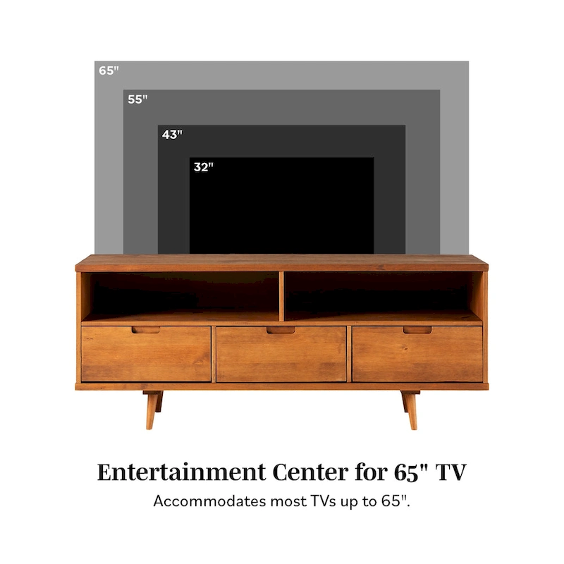 Middlebrook Alby 58-inch Mid-Century Solid Wood TV Stand