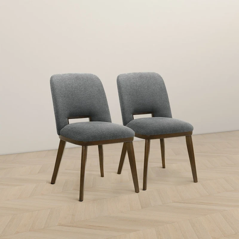 Raleigh Luxury Modern Solid Wood Dining Chair (Set of 2)