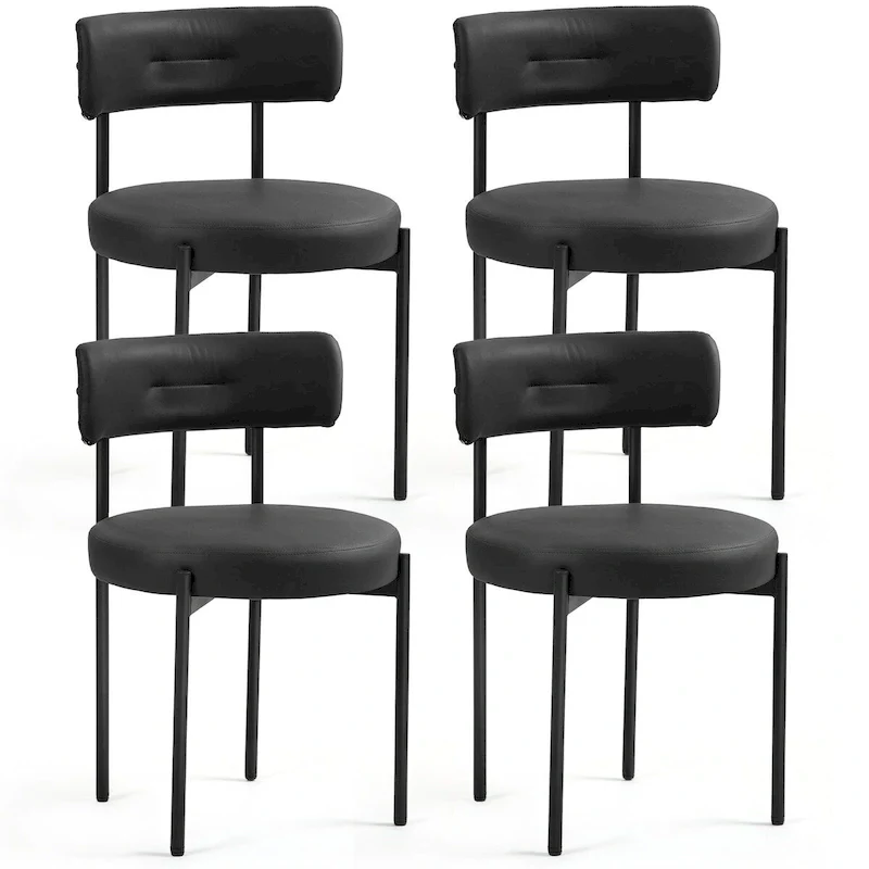 AVAWING Dining Chairs Mid-Century Modern Kitchen Chairs Set of 4