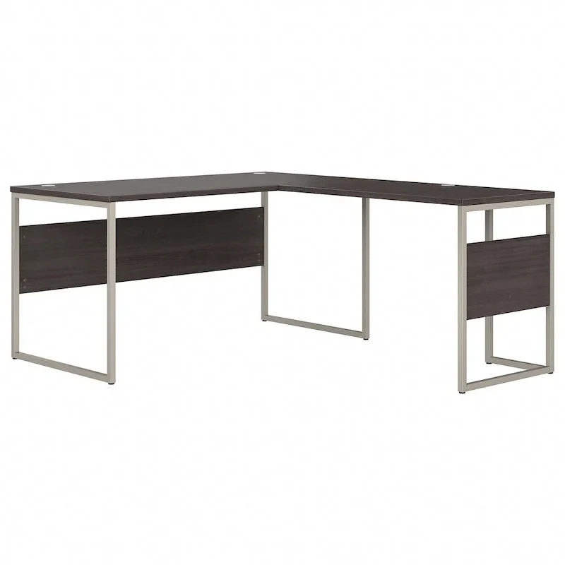 60W x 30D L-Shaped Table Desk with Metal Legs