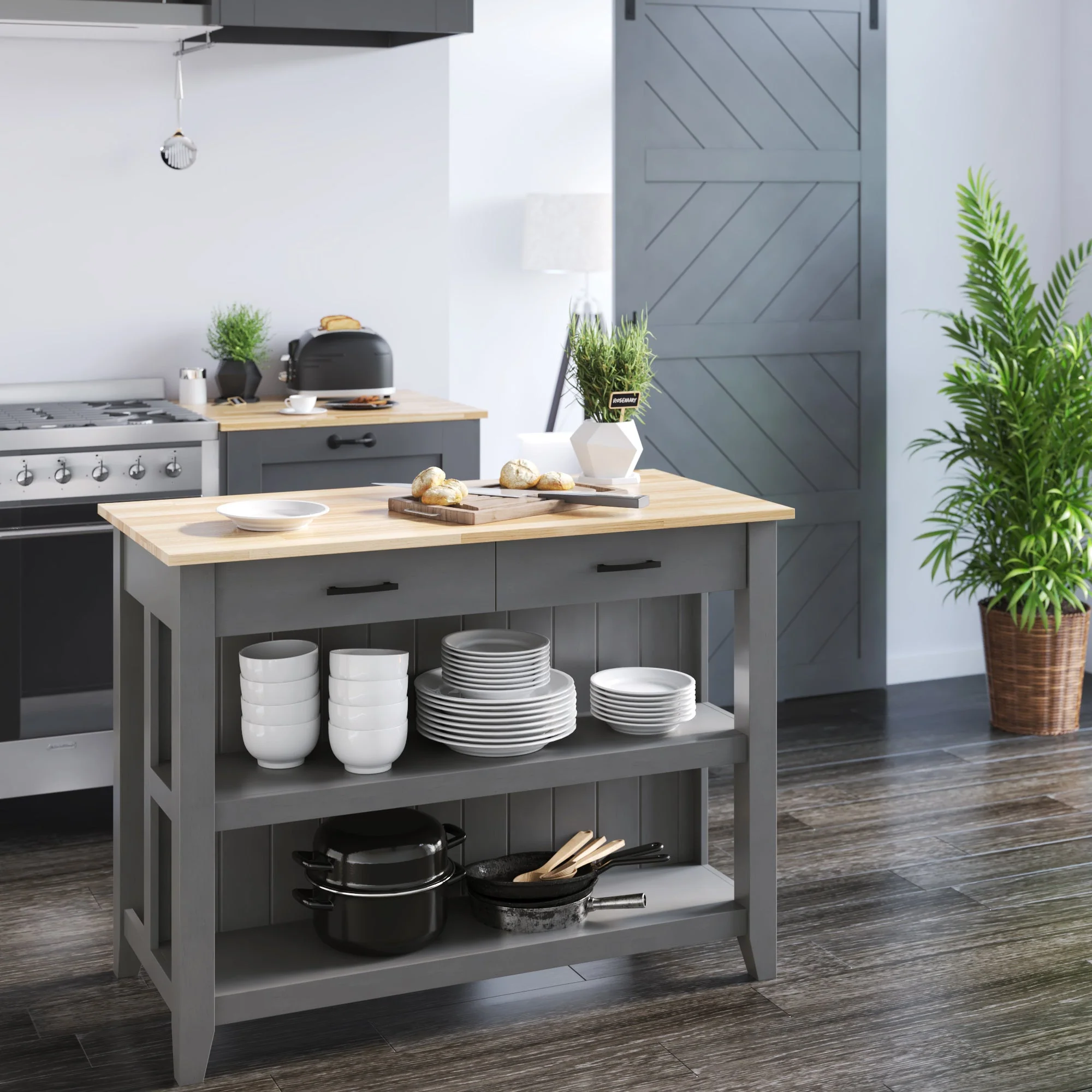 Modern Farmhouse Kitchen Island