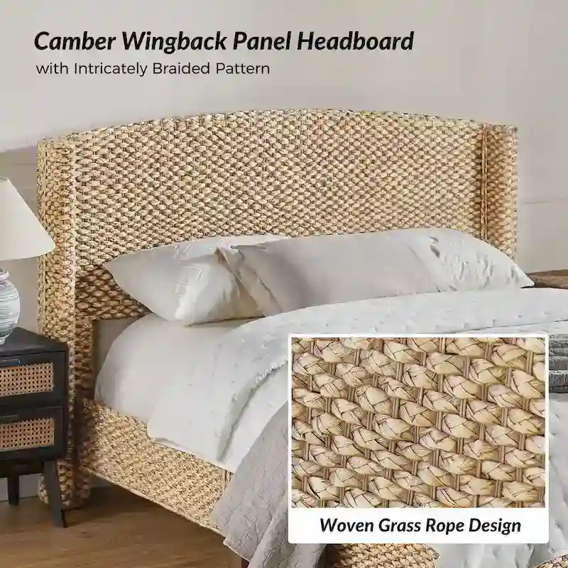 Ludwig Traditional Standard Bed with Wingback Design by HULALA HOME